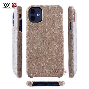 Simple Stylish Mobile Phone Cases voor iPhone 6 7 8 Plus 11 12 PRO XS X XR Max Schokbestendige antislip Cork Back Cover Groothandel