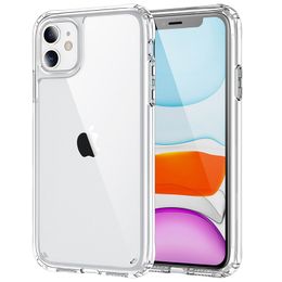 Geschikt voor iPhone11 Hoog transparante acryl-mobiele telefoon Gevallen draadloos opladen Beschermende mouw Airbag Anti-fall Spot