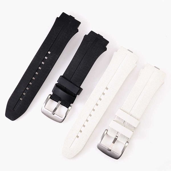 Convient pour Lg Watch Urbane 2 Lte Lg W200 Smart Watch Bracelet en caoutchouc de silicone Bracelet Bracelet Noir Blanc Ceinture Bande H0915