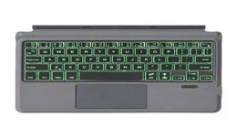 Adecuado para Microsoft Surface Go, teclado para tableta y PC, Go2, cinta de tecla de juego ultrafina inalámbrica, función de ratón táctil, succión magnética cont1218528