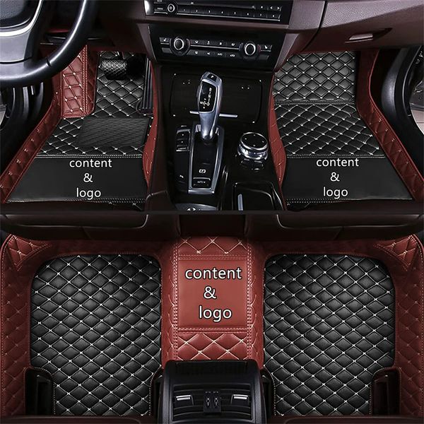 Housse de protection en cuir imperméable pour tapis, accessoire de style intérieur de voiture, adapté à la Peugeot 206 2008 2007 2006 2005 2004
