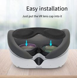 Coussin en éponge adapté aux lunettes VR pico4, coussin de choc EVA, masque pour les yeux anti-poussière et anti-rayures