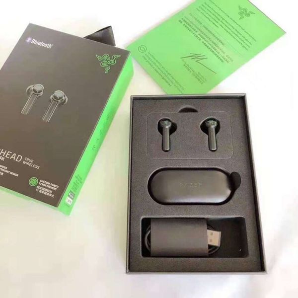 Convient pour Razer Thundersnake Shark True Wireless Delay Delay Chicken Eating Game in Ear Sports Bluetooth Écouteurs