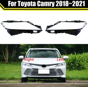 Geeignet für Toyota Camry 2018~2021 Autoscheinwerfer transparentes Linsengehäuse Camry Scheinwerfer transparente Plexiglasgehäusemaske