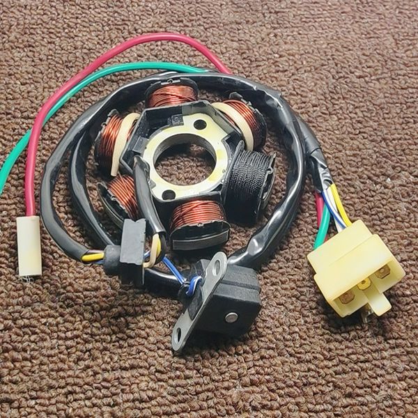 Convient pour le scooter à deux temps Dio 50 Magneto Stator Coil Magneto Rotor adapté à Honda Dio50 Dio 17/18/24/25/27/28