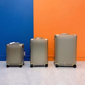 maleta diseñadora equipaje con ruedas Bag Koffer Equipaje Accesorio Bolsa de moda Caja de embarque Capacidad Patente de viaje Cuero unisex Carrera de vacaciones de ocio