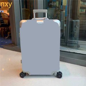 Desarrollo de maletas Bolsa de diseñador Caja de embarque de moda Equipaje de gran capacidad Bolsas de viaje Maleta con ruedas para vacaciones Maleta de aleación de aluminio y magnesio