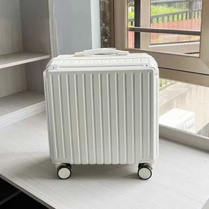 Koffer draagbaar 18inch bagage case dames stille universele wiel koffer model trolley reistas