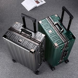 Koffer universele wielwagen wachtwoordbagage mannelijk en vrouwelijk aluminium frame270l
