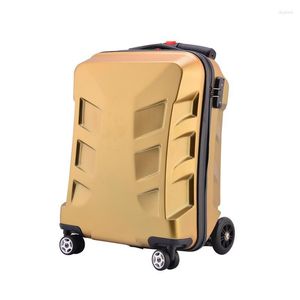 Koffers 2023 Mode Skateboard Scooter Koffer Voor Kinderen Rijbagage Volwassen Opvouwbare Business Board Bag Trolley