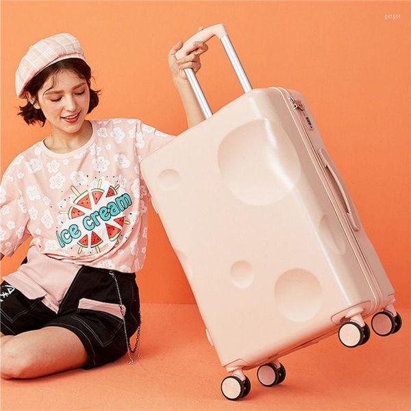 Maletas Bolsa De Viaje De Aluminio Equipaje Trolley Medio Bolsas Multifuncionales De Lujo Mujeres Diseñador Vintage Maleta De Viaje WWH30XP