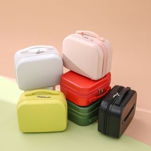 Aankomst aankomst Hand Cosmetische zaak Fashion Travel Portable Solid Color High Quality Bag Sluitbare doos voor dames 230404