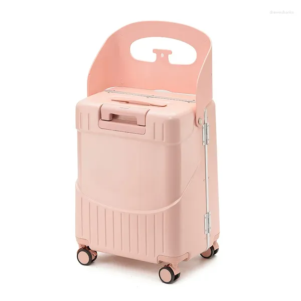 Valises bébé mère valise 20 pouces enfants peuvent s'asseoir pour monter chariot bagages sac de voyage embarquement paresseux marche mot de passe