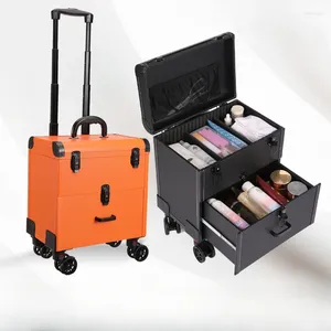 Koffers Schoonheids- en manicure-item Opbergdoos Tattoo Tool Cosmetica Trolley High-end make-up draagbaar