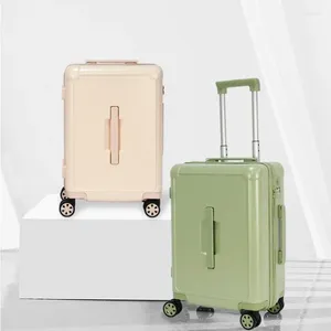 Valises couleur bonbon bagage roulant valise de voyage mode grande capacité coffre multifonctionnel silencieux universel boîtier de roue