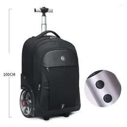Maletas Diseño Carretero Rolling Luggage Big Wheel Trip Hearing Bag Travel Men/Women Gran capacidad de maleta Valor de embarque de luz