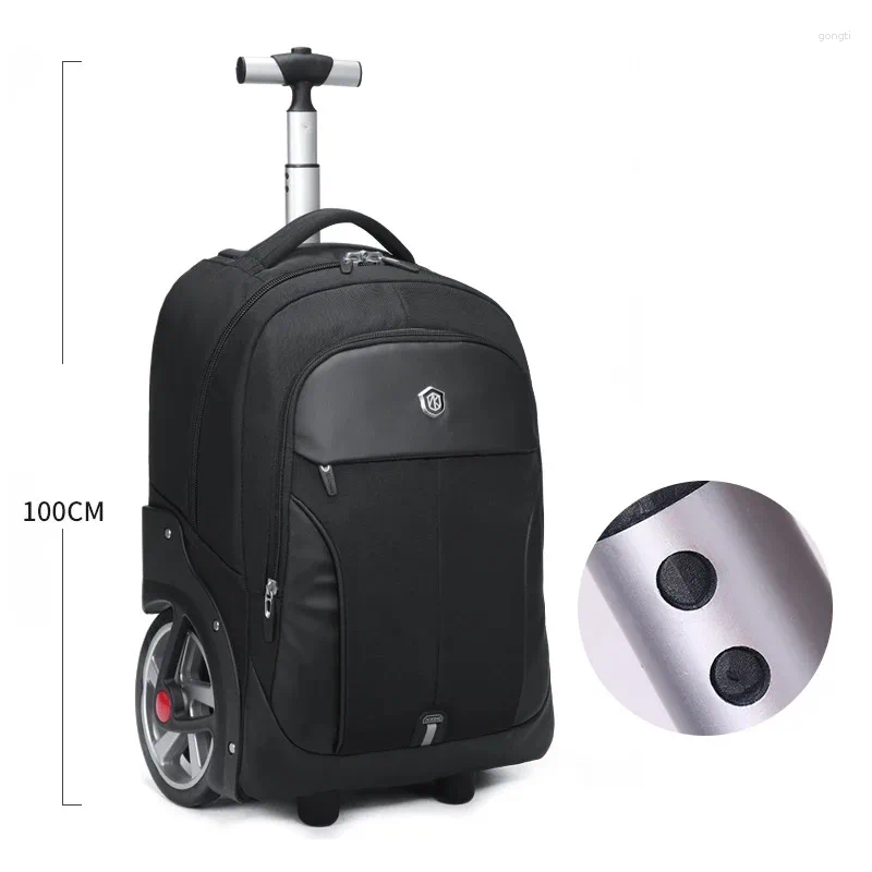 Resväskor design vagn rullande bagage stor hjul resa axelväska resor män/kvinnor stor kapacitet resväska ljus boarding valise