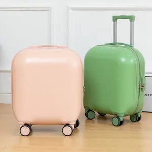 Koffers Designer Rollende bagage voor kinderen, trolleybox, reiskoffer voor jongens en meisjes