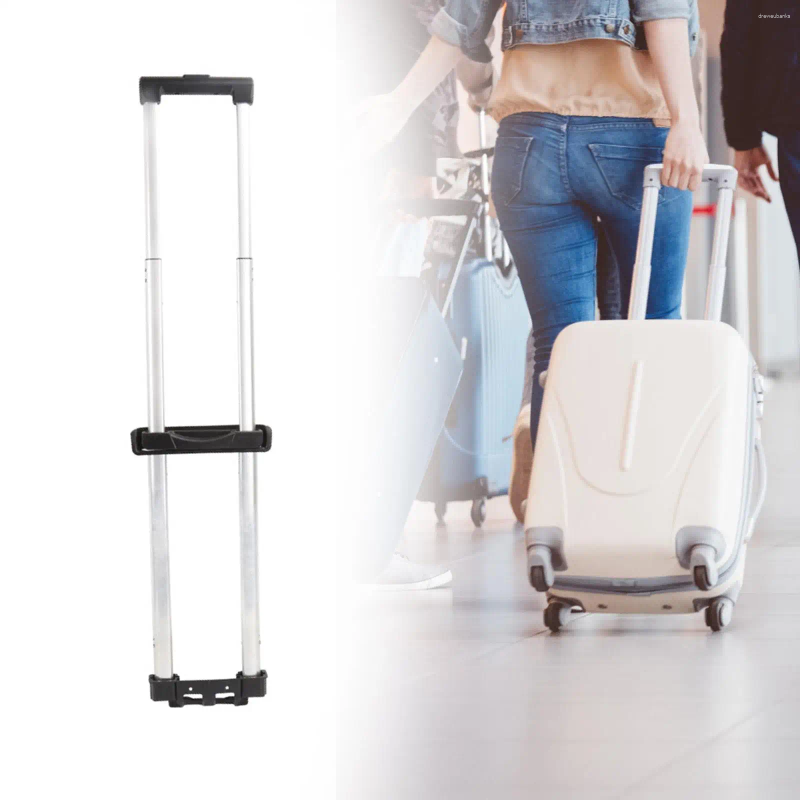 Resväskor DIY rese resväska handtag reparation delar 95 cm lång dragen ut stång