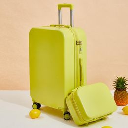 Maletas Moda Mujer Trolley Maleta Estudiante Fuerte Durable Gran capacidad Viaje Lage Contraseña Caja Espesada Duro 31