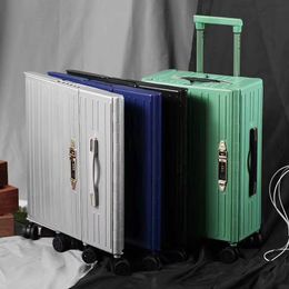 Valises Les bagages pliants peuvent être pliés pour faciliter le stockage de la valise trolley portable de 20 pouces avec mot de passe roulant 221130
