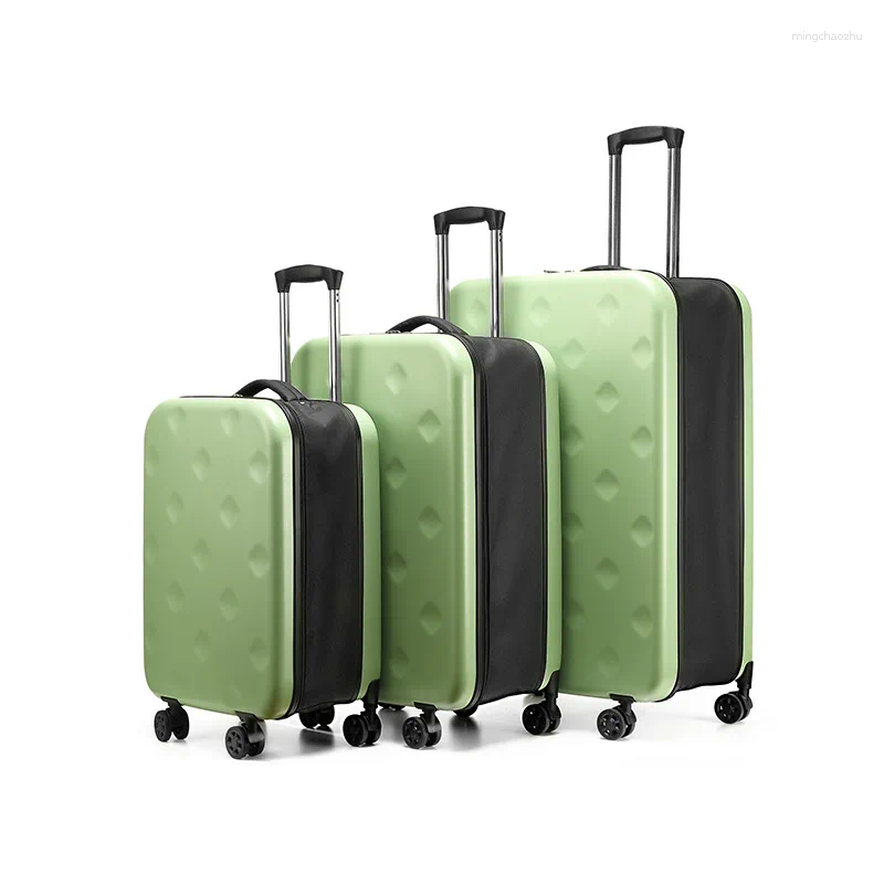 Resväskor vikta vagnlåda universella hjul rese bärbart förvaring bagage fack lösenord chassis resväska litet stampaket