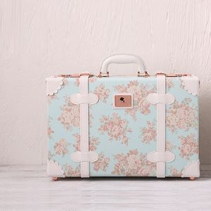 Maletas Grasp Dream Vintage Floral Bolsa de viaje Juegos de equipaje 13 