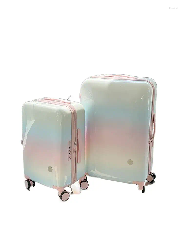 Suitcases High Aesthetic Value Multifunctional Small And Lightweight Gradient Travel Case