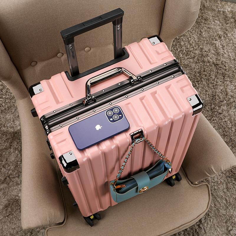 スーツケース高価値学生ローリング荷物荷物男性女性ファッショントロリースーツケース