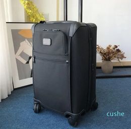 Akschriften Internationale Alpha Extended Trip uitbreidbare 4-wielpakking Case Carry-On Women Men Men Trunk Bag Muggages Travel Bag