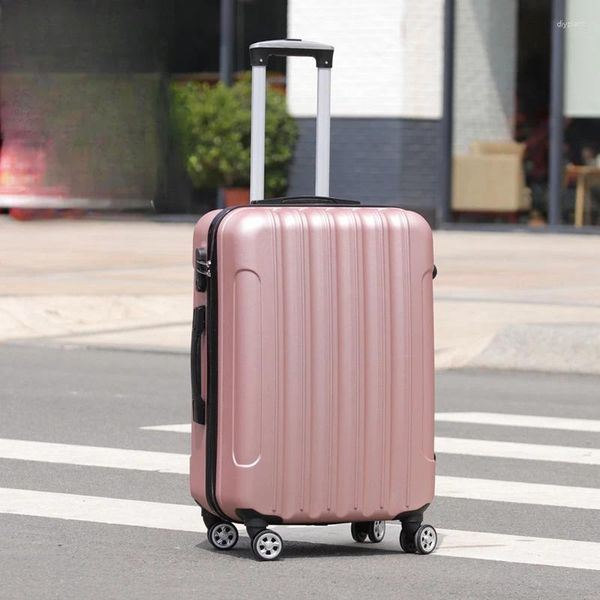 Valises Version coréenne de bagages avec petites roues universelles et tiges de traction pour hommes femmes valise de voyage 28 pouces