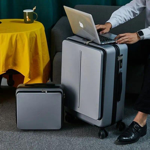 Les bagages roulants légers de valises avec chariot d'affaires et verrouillage de mot de passe de 20 pouces