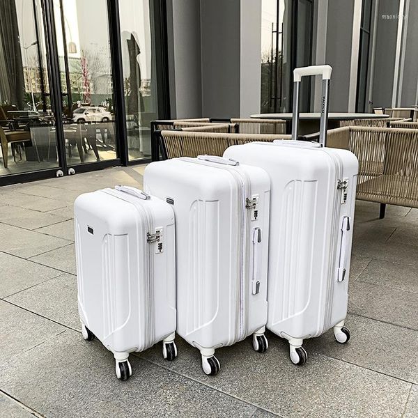 Valises bagages voyage d'affaires embarquement coffre hommes et femmes costume familial avec roue tournante