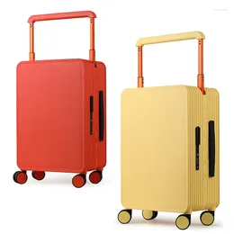Valises compartiment à bagages large tige de traction roue universelle 20 pouces valise d'embarquement 24 voyage