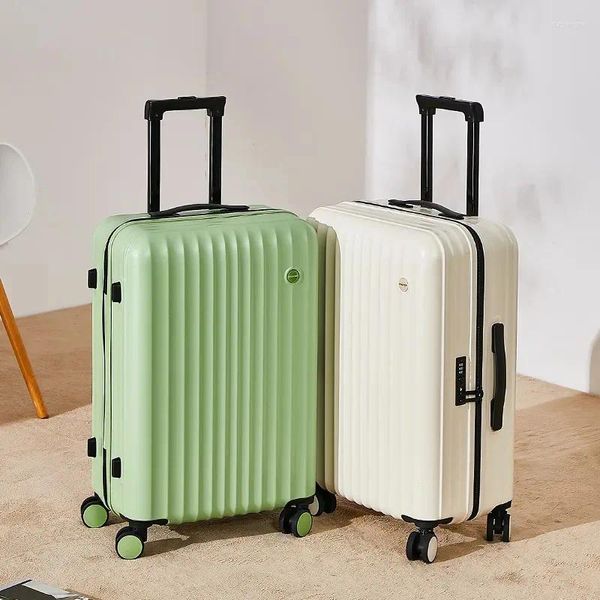 Valises bagages Femme 20 pouces valise Durable roue universelle 24 mot de passe voyage Sac d'embarquement De Luxe Femme