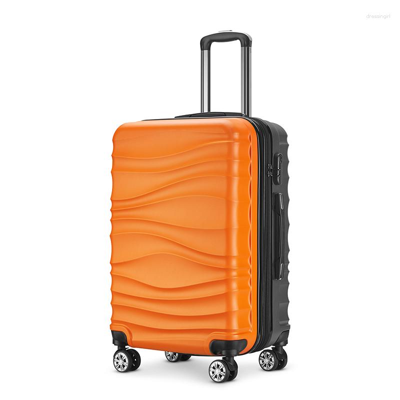 Resväskor bagagelösenordsbox 20 tum lätt boarding fodral universell rese stor kapacitet vagn gå utomlands resväska paket stam