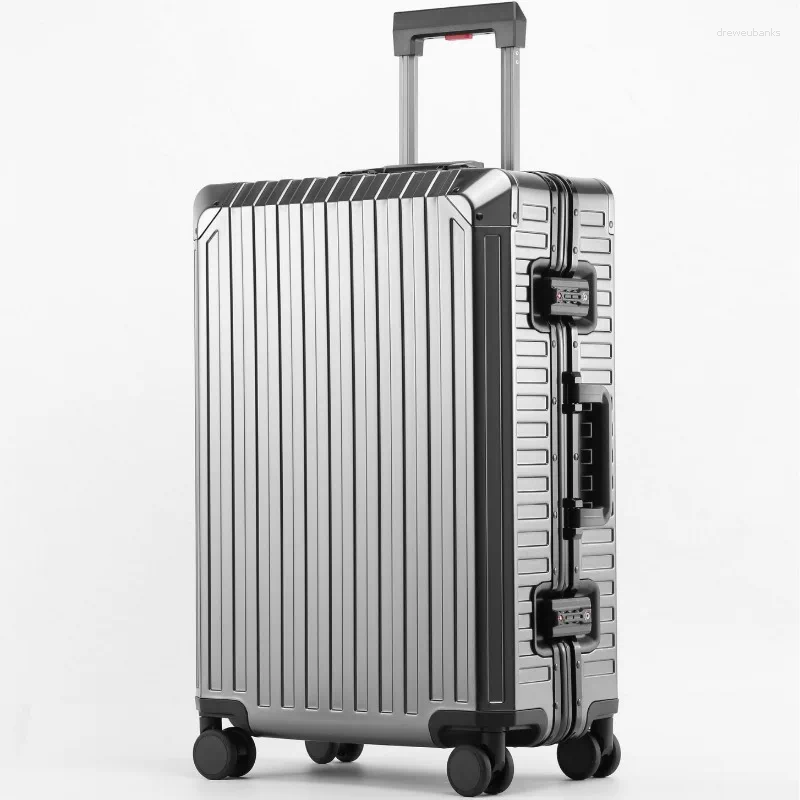 Koffers magaluma bagage slijtage doorgaan met wielen draagbare reismake -up koffers zakelijke tassen
