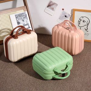 koffers Make-up 14 inch draagbare kleine bagage met handgeschenken mini-opbergtas make-uptas wachtwoorddoos 231215