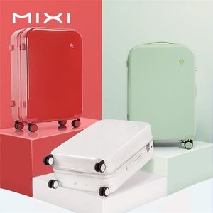 Valises Mixi Puristic Design Voyage Bagages Roulettes Hardside Femmes Valise Hommes Chariot Case 16 20 Carry OnBig 22 24 26 28 pouces 221114