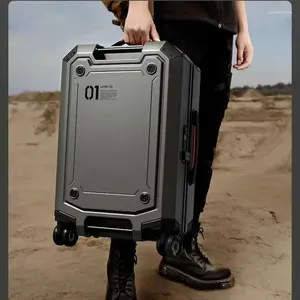 Koffers stomme draag bagage met wielen 24 inch designer reisopslag koffer high -end zakelijke make -up
