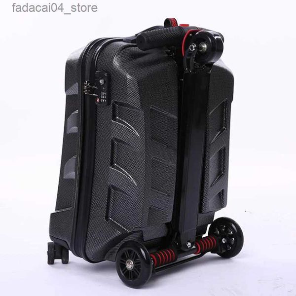 Maletas Nuevo Carrylove 21 ABS scooter carro equipaje cabina maleta bolsa de viaje perezoso para viaje Q240115