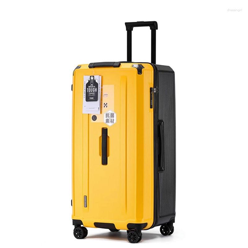 Suitcases Password Luggage Male Large Capacity Mute Universal Wheel Rectangular Trolley Female Travel Case With Wheels