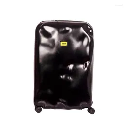 Koffers PC 20/24/28Inch Concave Bolle Persoonlijkheid Trolley Box Rolling Bagage Koffer Hard Shell Grote Capaciteit reistas