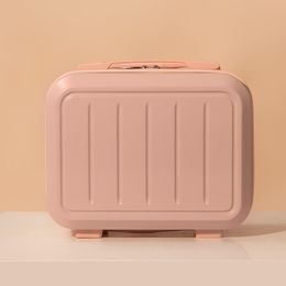 Malas mala 13 polegadas caixa cosmética moda meninas portátil mini armazenamento pequena caixa viagem 221114
