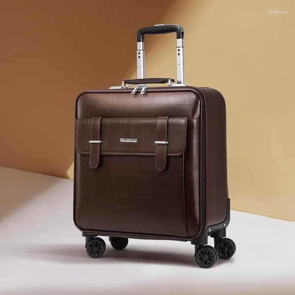 Valises voyage bagage à main avec roues sacs Portable maquillage valise sac de sport 18 pouces ordinateur portable d'affaires