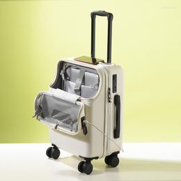 Koffers Reiskoffer Handbagage Met Wielen Cabine Rolling Trolley Tas Heren Zakelijk Lichtgewicht