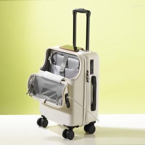 Suitcases Travel Suitcase Carry On Luggage Cabin Rolling Trolley Password Bag With Wheels Business Lightweight
