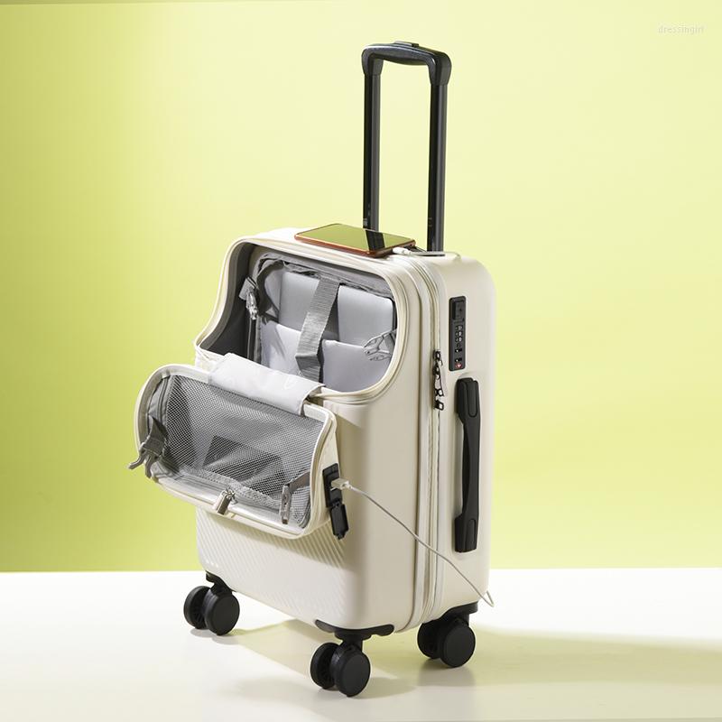 スーツケーストラベルスーツケースキャリーオン荷物キャビンローリングトロリーパスワードバッグホイールビジネス軽量