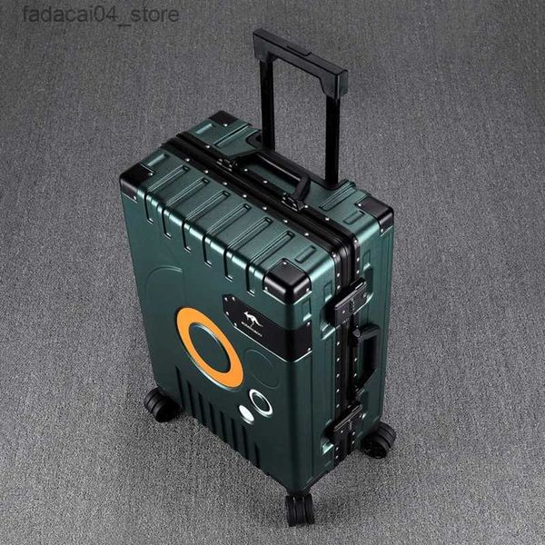 Valises Vnelstyle Trolley valise hommes femmes 20/24/26 pouces ultra-silencieux bagages roulants mode mot de passe voyage embarquement valise de voyage Q240115