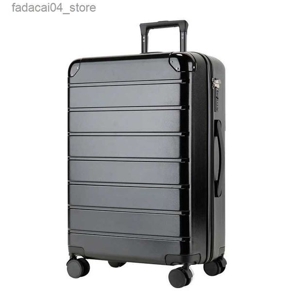 Maletas Venta al por mayor Equipaje unisex Mujer Silencio Universal Rueda Trolley Caja Masculina 26 Código de cremallera de gran capacidad Maleta Bolsa de envío gratis Q240115